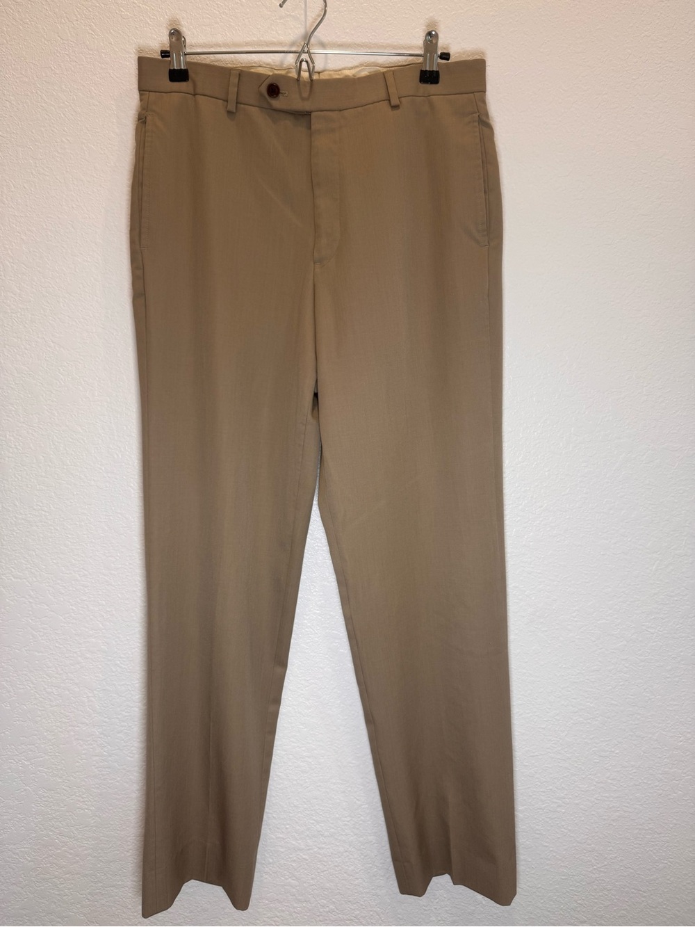 Brooks Brothers Madison Fit Warm Taupe Dress Pants 33/32